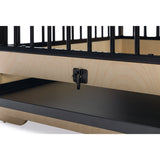 Hundekäfig mit Holzkiste, Bench Quirine