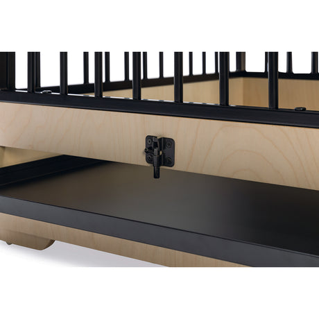 Hundekäfig mit Holzkiste, Bench Quirine