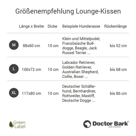 Hundekissen Lounge-Kissen, GreenLabel