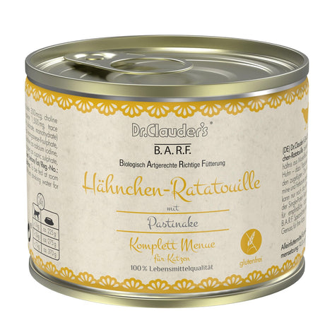 Barf Cat Komplettmenü Hähnchen-Ratatouille – 6 x 200 g