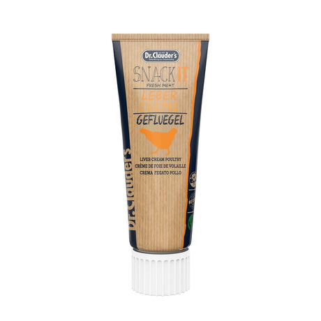 Dr. Clauders Cat Snack IT Freshcreme – Geflügellebercreme Fresh Meat 75g