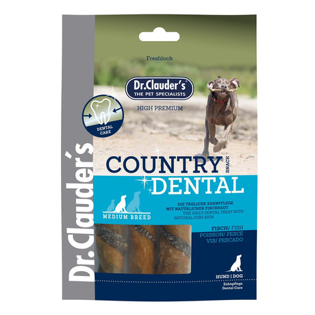 Country Dental Hundesnack Medium Breed – Fisch - 100g
