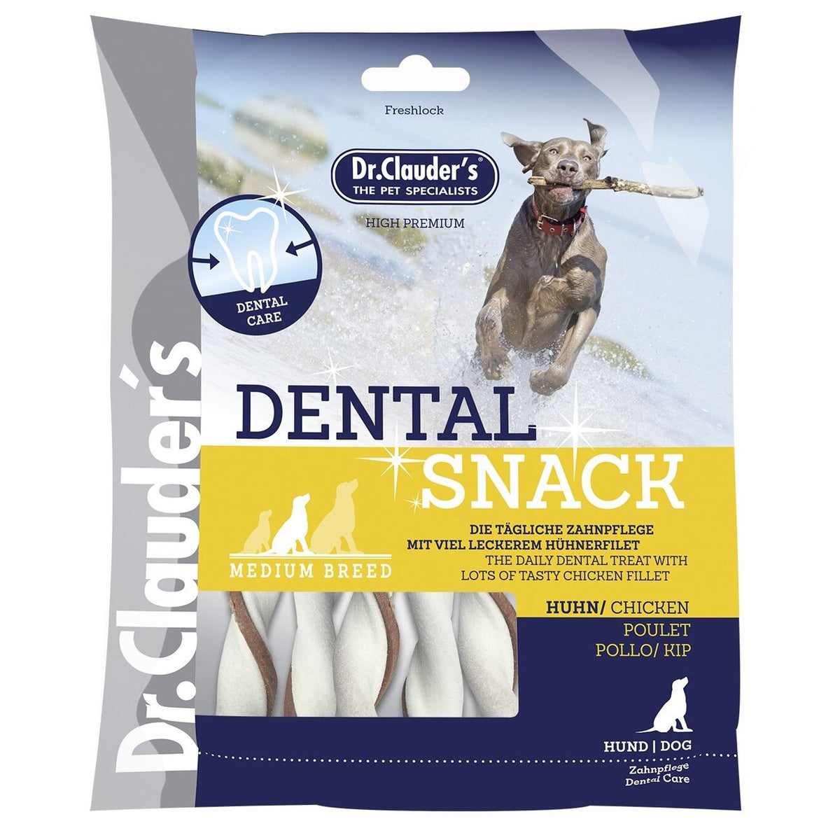 Hunde Dental Snack – Huhn große Rassen 500g