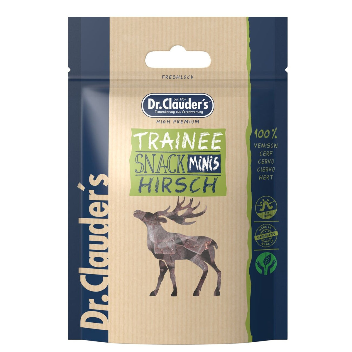 Premium Trainee Mini Hundesnack – Hirsch 50 g