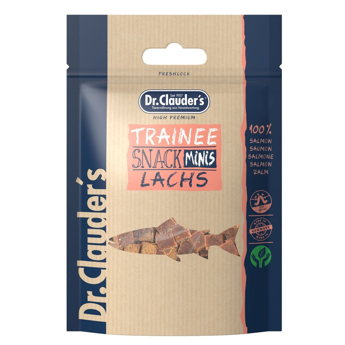 Premium Trainee Mini Hundesnack – Lachs 50 g