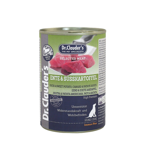 Selected Meat Immun Plus Nassfutter Hundefutter – Ente & Süßkartoffel 6x400g