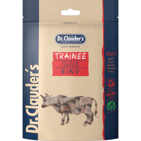 Dr. Clauders Trainee Snack Premium – Rind, 80g