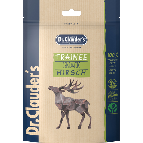 Dr. Clauders Trainee Snack Premium – Hirsch 80g