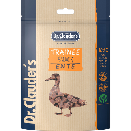 Dr. Clauders Trainee Snack Premium – Ente, 80g