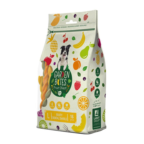 Garden Bites Fruity Dental Swirls – 270 g - 15 Stück à 16 cm