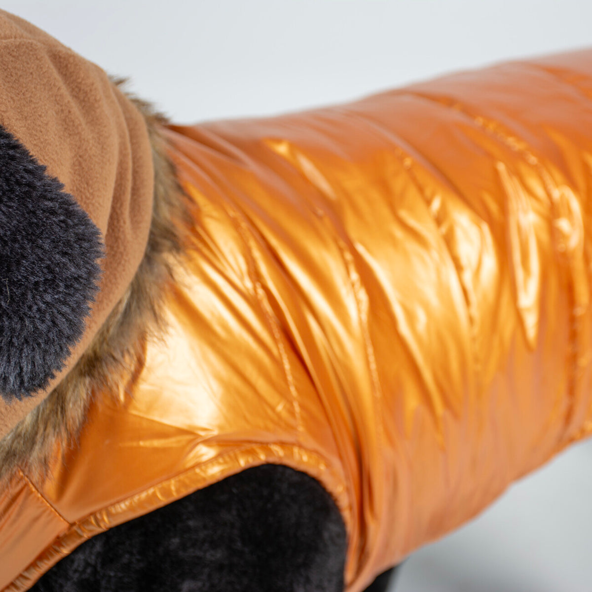 Wintermantel für Hunde Puffer Orange