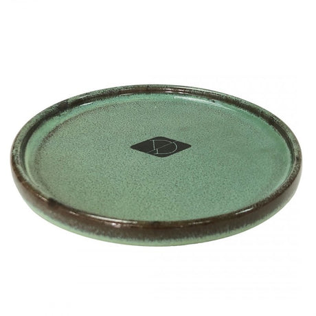 Keramiknapf Jasper für Katzen – Ø 13 x 2,5 cm - flach - grün