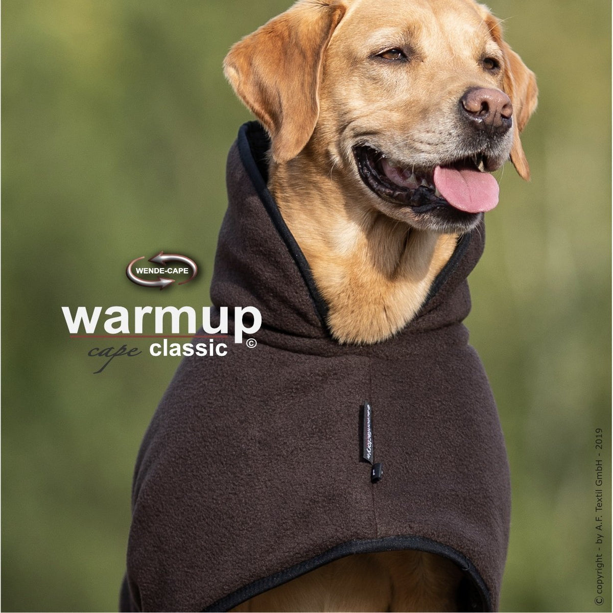 fit4dogs Warmup Cape Classic Hundemantel zum Wenden