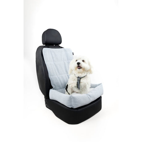 Autositz Beth Hellblau – Sicher & Komfortabel für deinen Hund – A:55cm B:46cm C:12cm D:62cm E:42cm F:32cm G:4cm