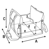 Autositz Bobba Grau – 56x56x42 cm