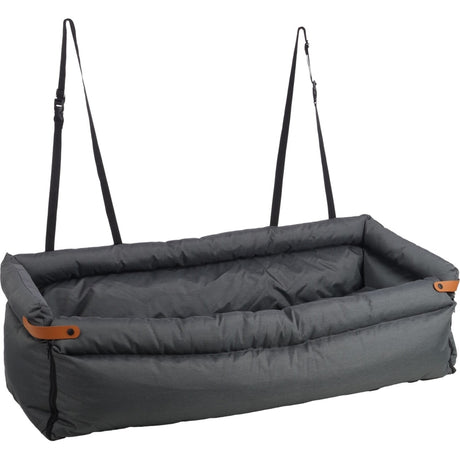 Flamingo Hunde Rückbank Autositz Travis in dunkelgrau – 116 x 60 x 39 cm