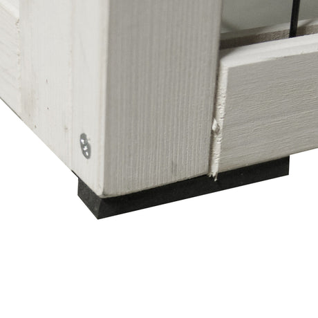 Kaninchenstall Aurora Rustic - Dein Traumzuhause für Langohren! – 155 x 53 x 80,5 cm