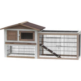 Kaninchenstall Sunshine Urban - Dein Kaninchen-Paradies! – 155 x 53 x 70 cm