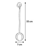 Juru Zerrseil mit Ball – Robustes Hundespielzeug für Spiel & Spaß – 33 x 7 x 7 cm