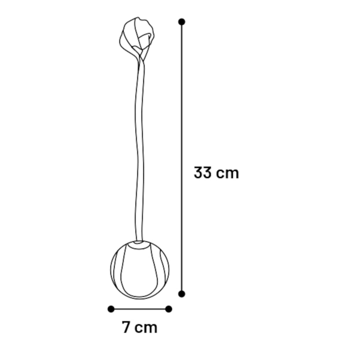 Juru Zerrseil mit Ball - Robustes Hundespielzeug für Zerr- & Apportierspiele – 33 x 7 x 7 cm