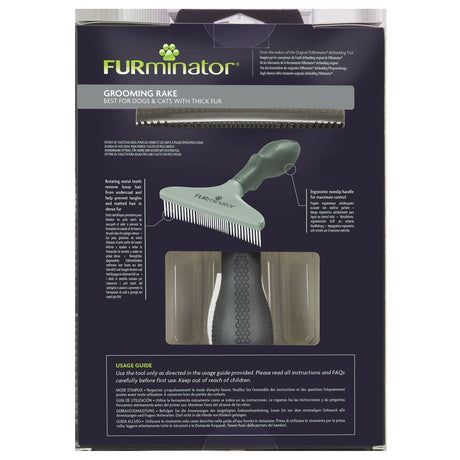 FURminator Harkenkamm für Katzen und Hunde