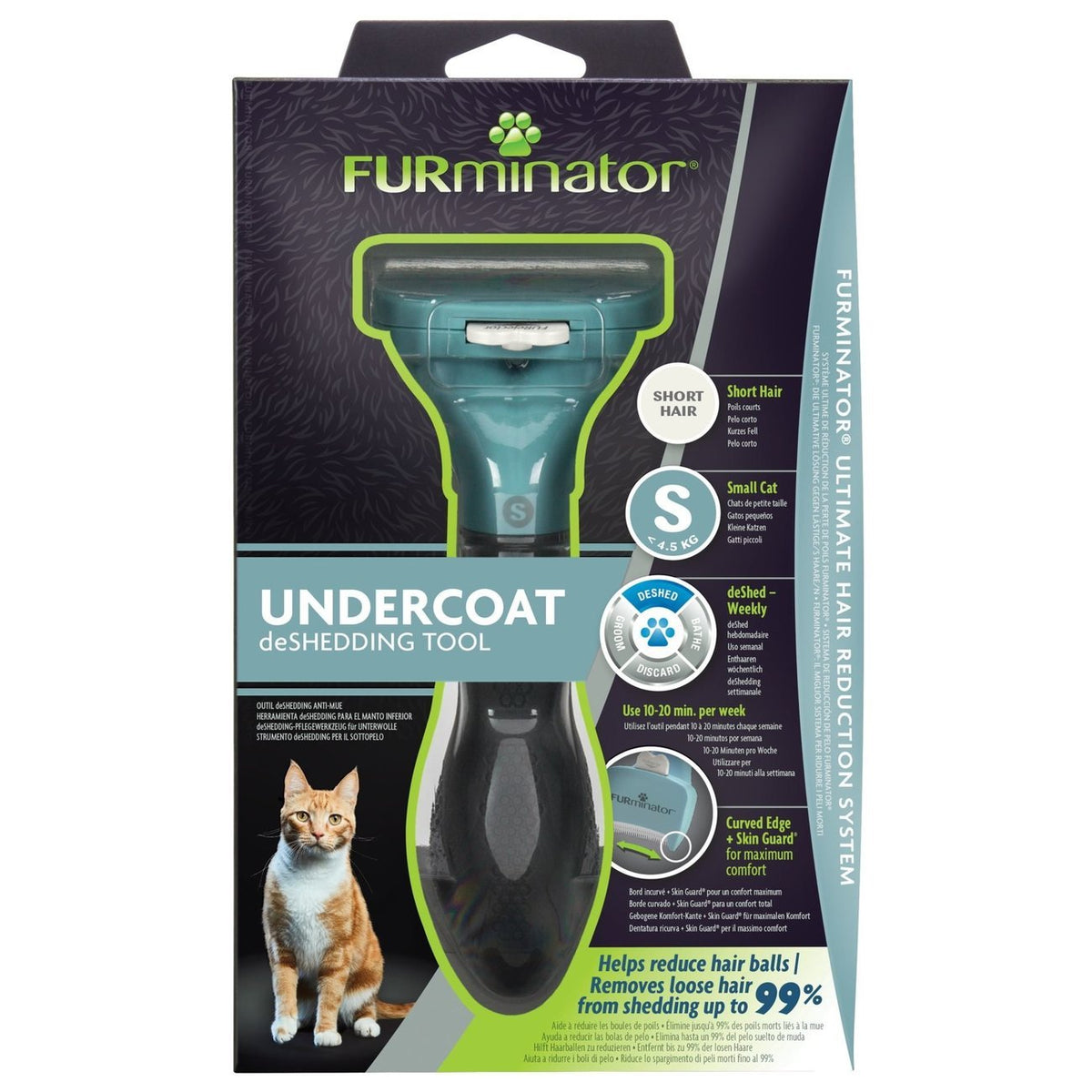 FURminator® Katzen-Fellpflegewerkzeuge Kurzhaar
