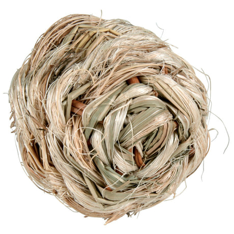 Gras-Ball mit Glocke für Kleintiere – ø 6 cm