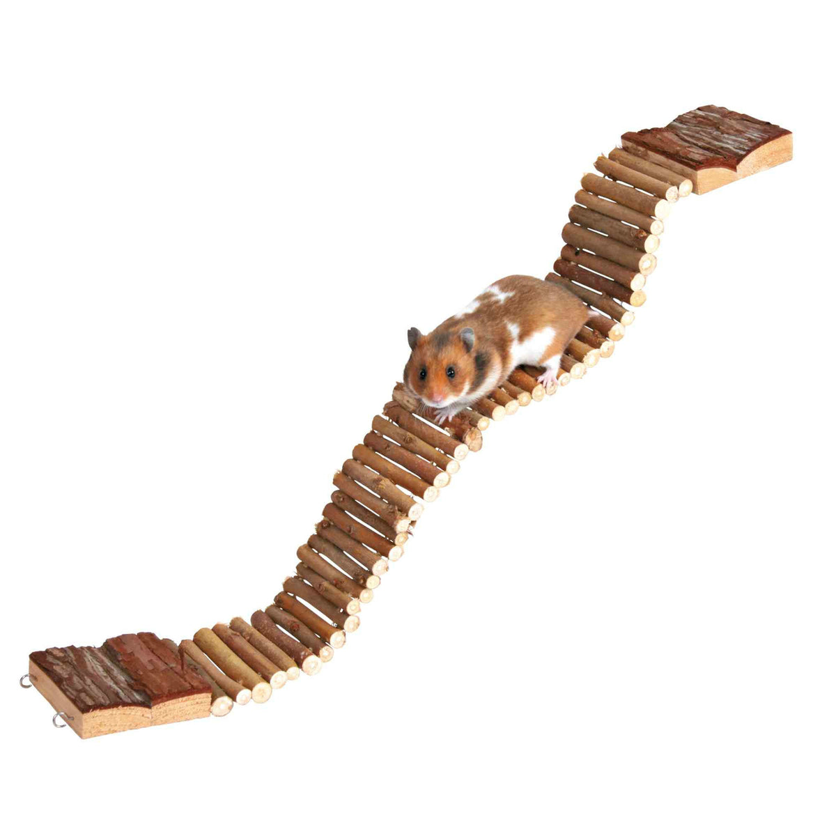 Hängebrücke für Hamster und Mäuse aus Holz