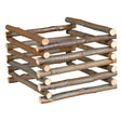 Heuraufe aus Holz zum Aufstellen – 15 × 11 × 15 cm