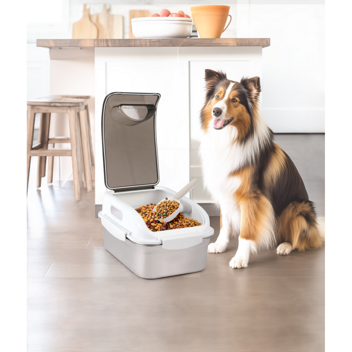Edelstahl Futter Container 6,5 Liter – 6,5 Liter