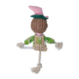 Garden Paws Scarecrow Scary Harry Hundespielzeug mit innenliegenden Seil – S: 17.70 x 36.50 x 8.00 cm