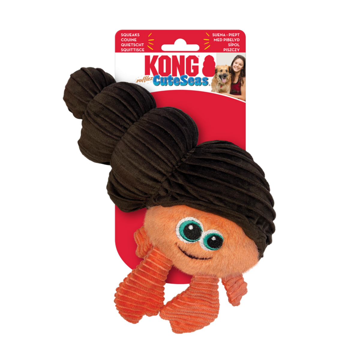 KONG CuteSeas Rufflez – Hermit Crab