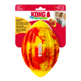 KONG Flexball Sport Football - Robustes Hundespielzeug für Outdoor-Spaß – 18,4 x 11,4 cm