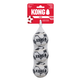 KONG Sport Fußball-Set: Spielspaß für deinen Hund – jetzt bei tiierisch.de! – M 6,5 cm 3 Stück