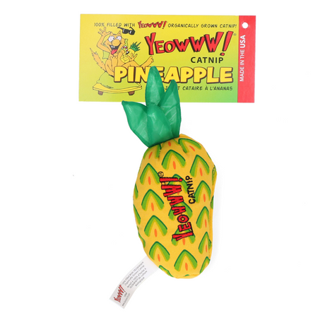 Pineapple Katzenspielzeug mit Catnip – 14 cm