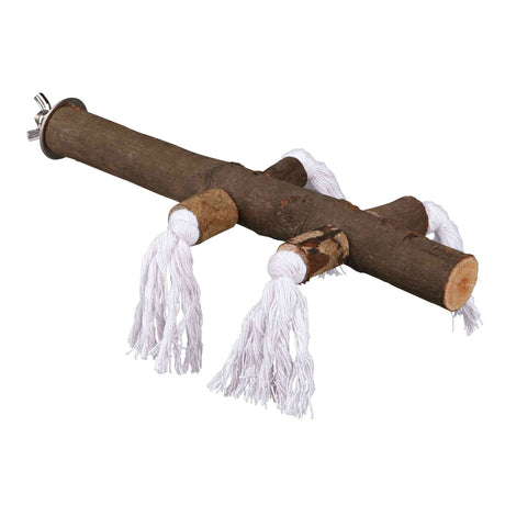 Holz Sitzstange mit Tau für Vogelkäfig