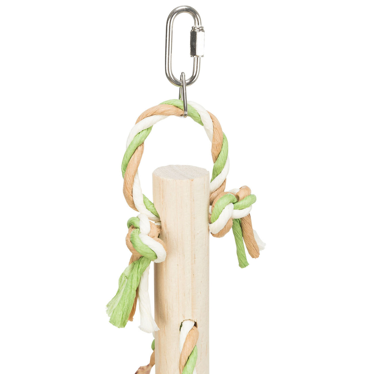 Holzspielzeug für Vögel bunt