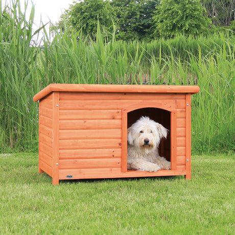 Trixie Hundehütte Natura mit Flachdach