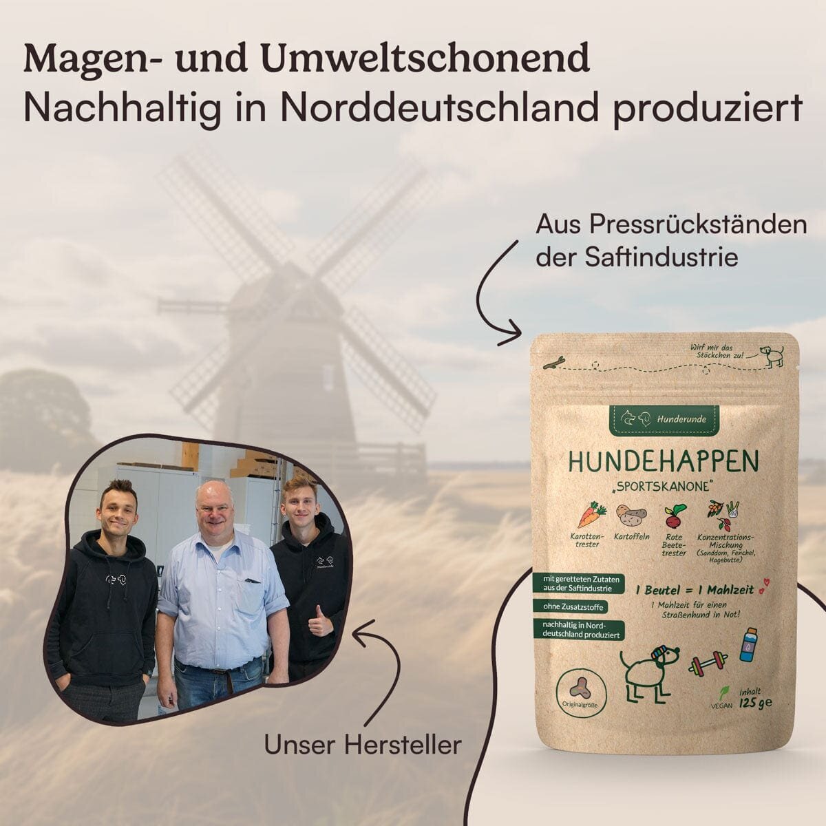 Vegane Hundehappen Sportskanone