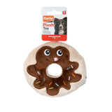 Hundespielzeug aus Plüsch Schoko Donut