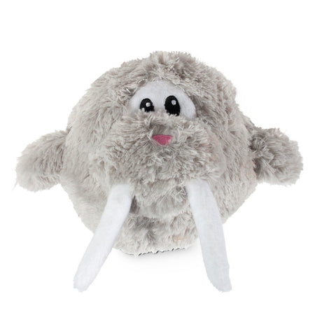 Hundespielzeug Plüsch Moppelchen – Wally grau, 12 cm