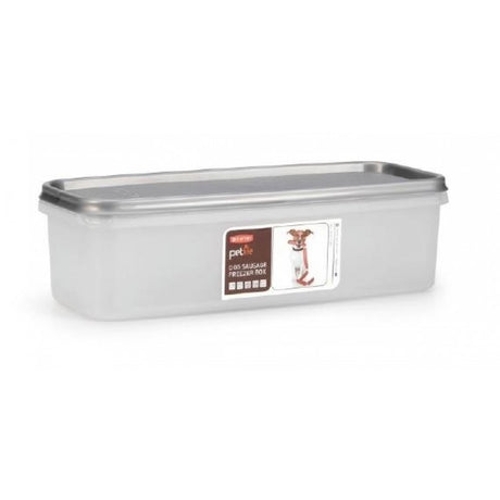 Hundewurst-Aufbewahrungsbox von Curver – 32 x 13,5 x 9 cm, transparent