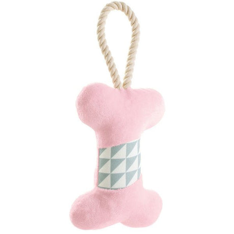 Hunter Hundespielzeug Salima – Knochen rosa, 18 cm