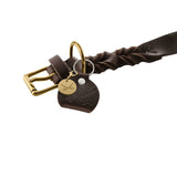 Hunter Leder Halsband Sansibar Solid