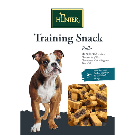 Hunter Training Snack für Hunde – Rollo 200 g, Wild, Huhn