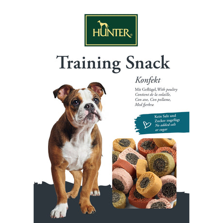Hunter Training Snack für Hunde – Konfekt 200 g, Geflügel