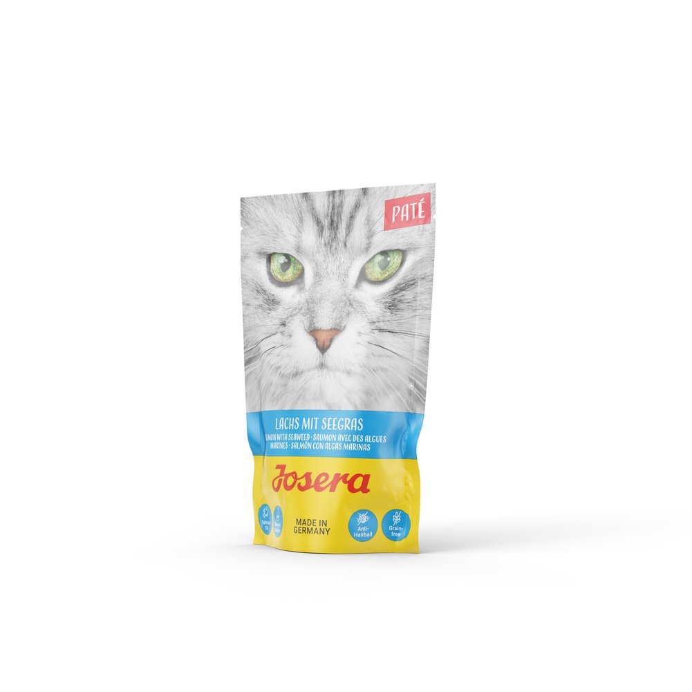 Josera Paté Nassfutter für Katzen – Lachs mit Seegras 16x80g