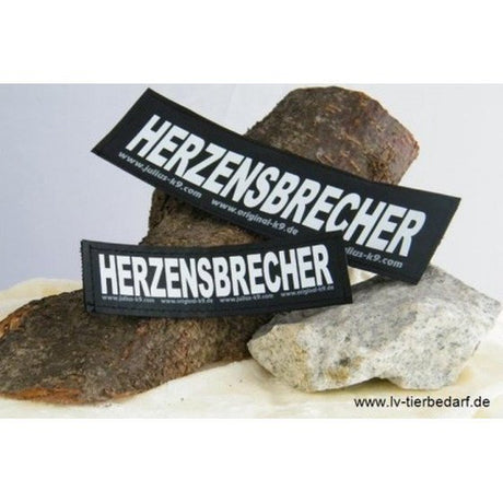 Julius K9 Logo Klettsticker groß G-L – HERZENSBRECHER