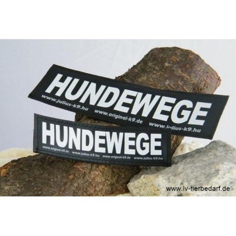 Julius K9 Logo Klettsticker groß G-L – HUNDEWEGE