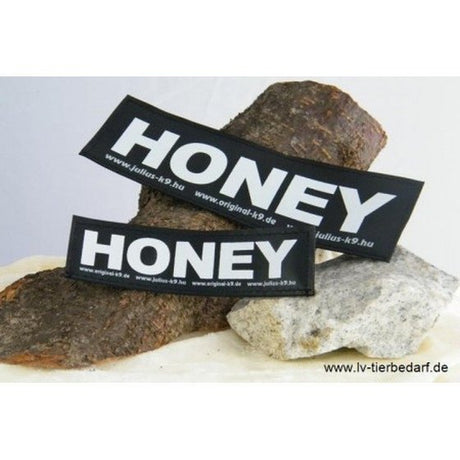 Julius K9 Logo Klettsticker groß G-L – HONEY